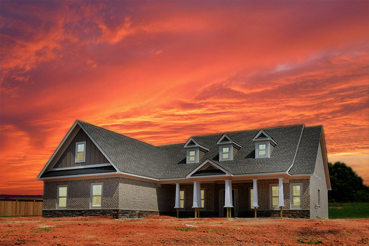 Twilight Home Exterior