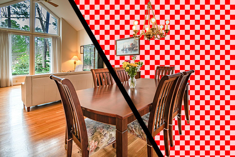 Virtual Staging Dining Room